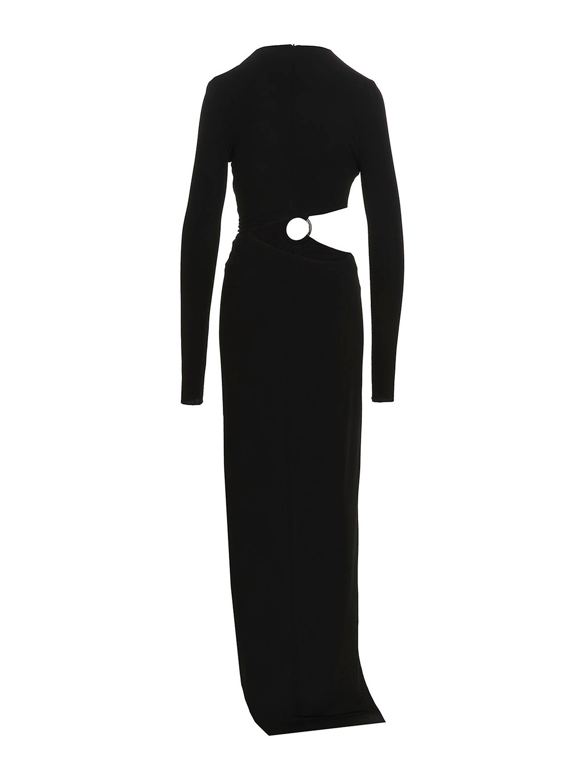 Shop Alexandre Vauthier Cut-out Long Dress In Black