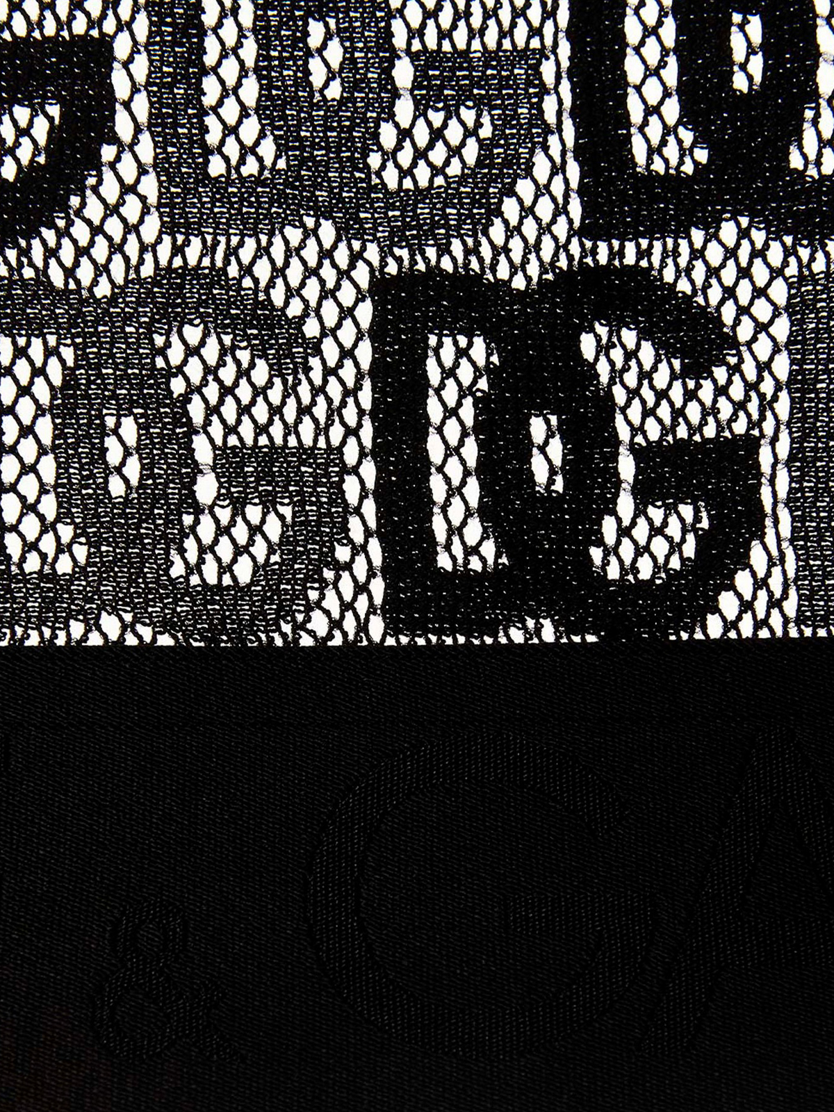 Dolce & Gabbana All-over logo mesh T-shirt|F8T17TFLEAQN0000