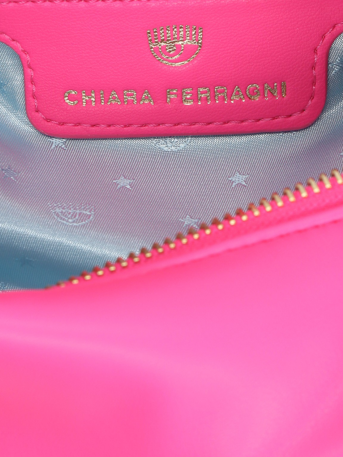 Chiara Ferragni logo-plaque tote bag, Pink