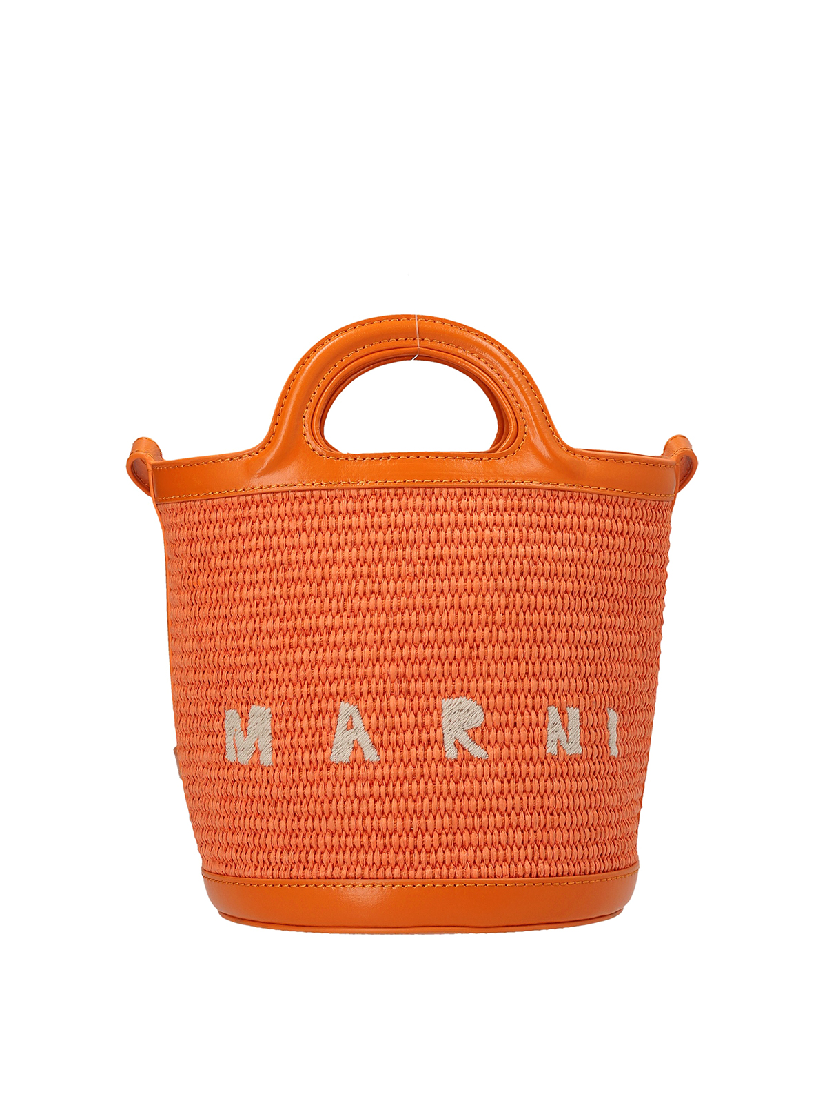 Marni Tropicalia Mini Crossbody Bag In Orange
