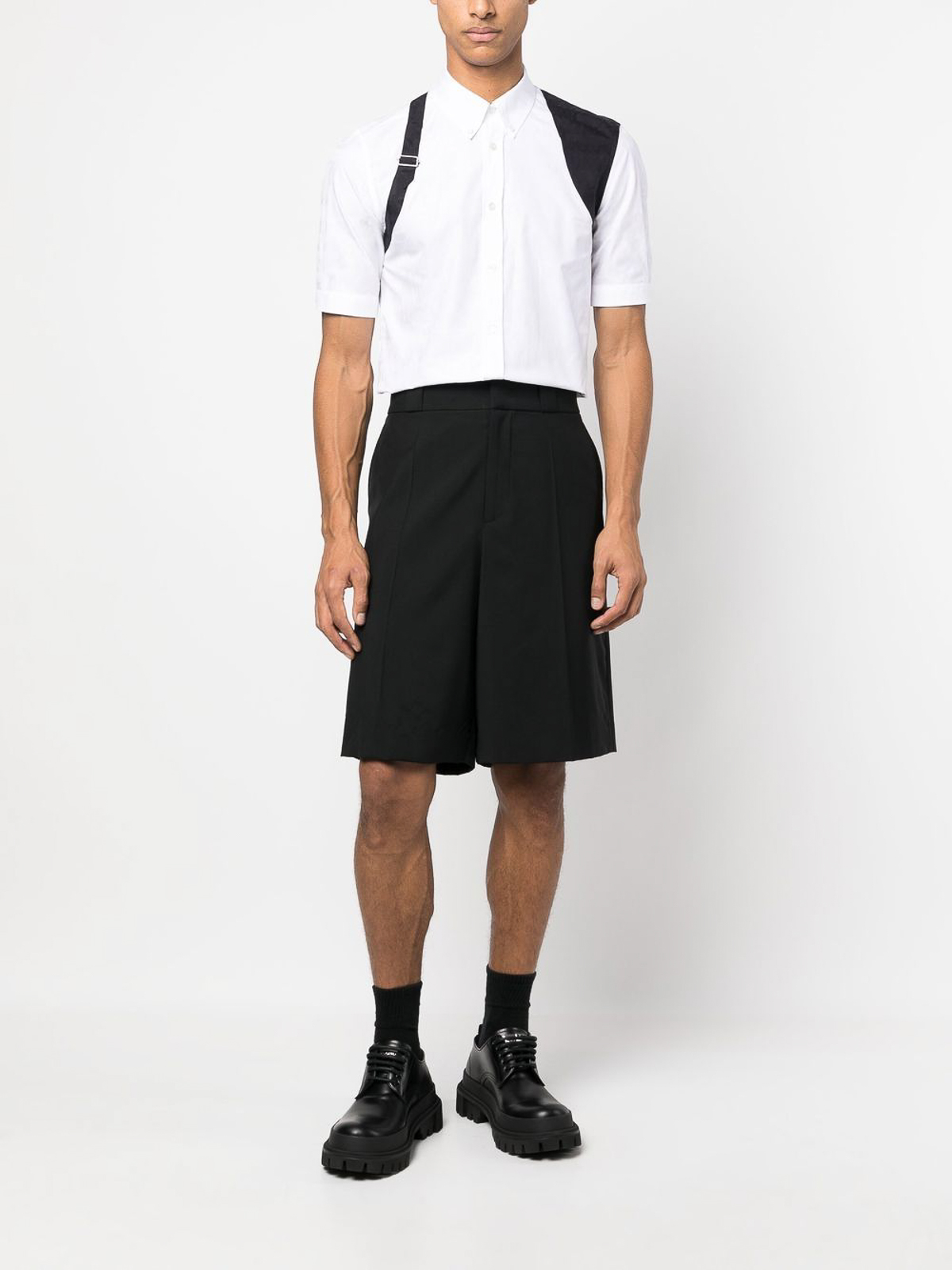 Alexander Mcqueen Harness detail shirt - Men | 727084QUN769090