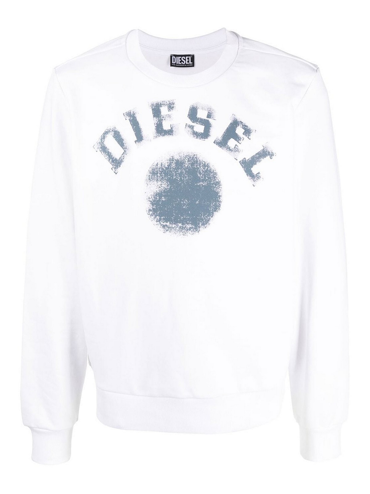 Sweatshirts Sweaters Diesel - Logo-print cotton sweatshirt - A086850HAYT100
