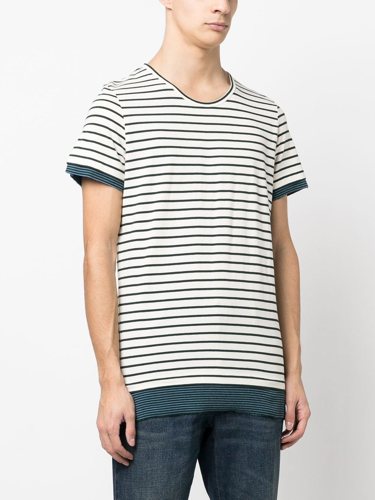 MM6 Maison Margiela Short-sleeved striped Tee