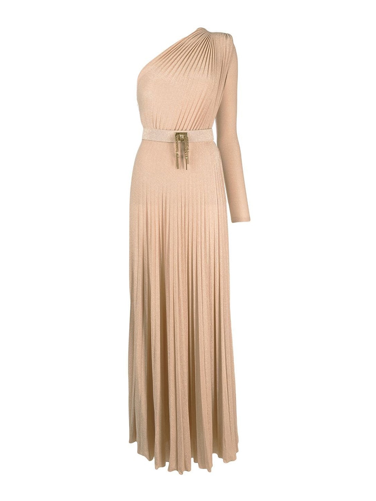 海外限定スパイク販売 belted One-shoulder Franchi Elisabetta gown Women - ワンピース