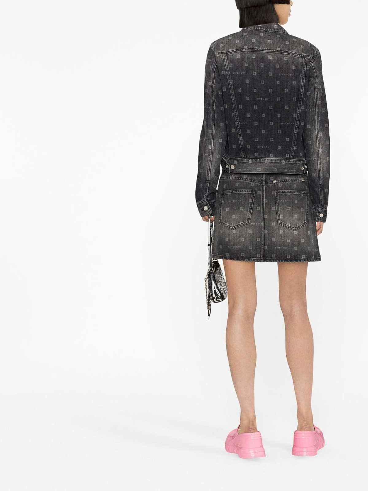 Givenchy デニムジャケット - 黒|BW00F55Y4G001 | THEBS