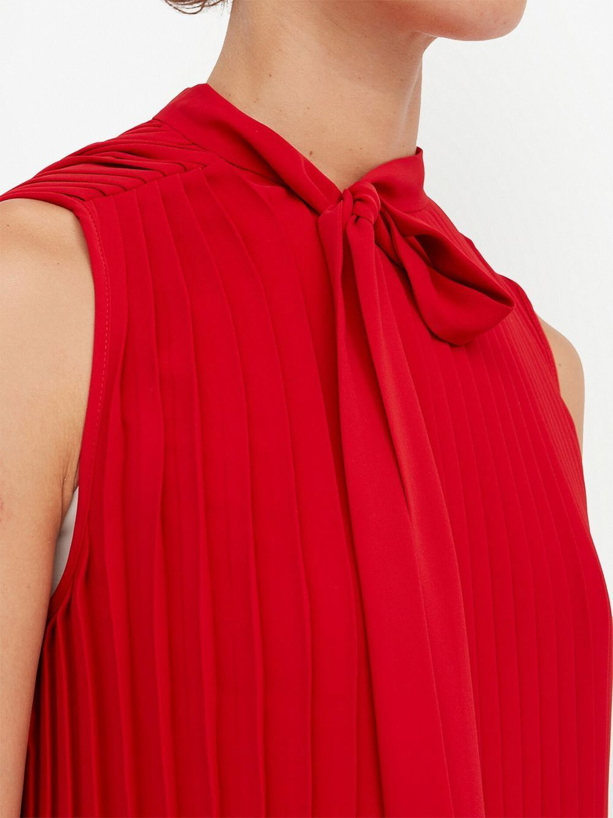 strapless open back dress Maison Martin Margiela 6 1990s-2000s red wool knit sleeveless dress –  Filter store