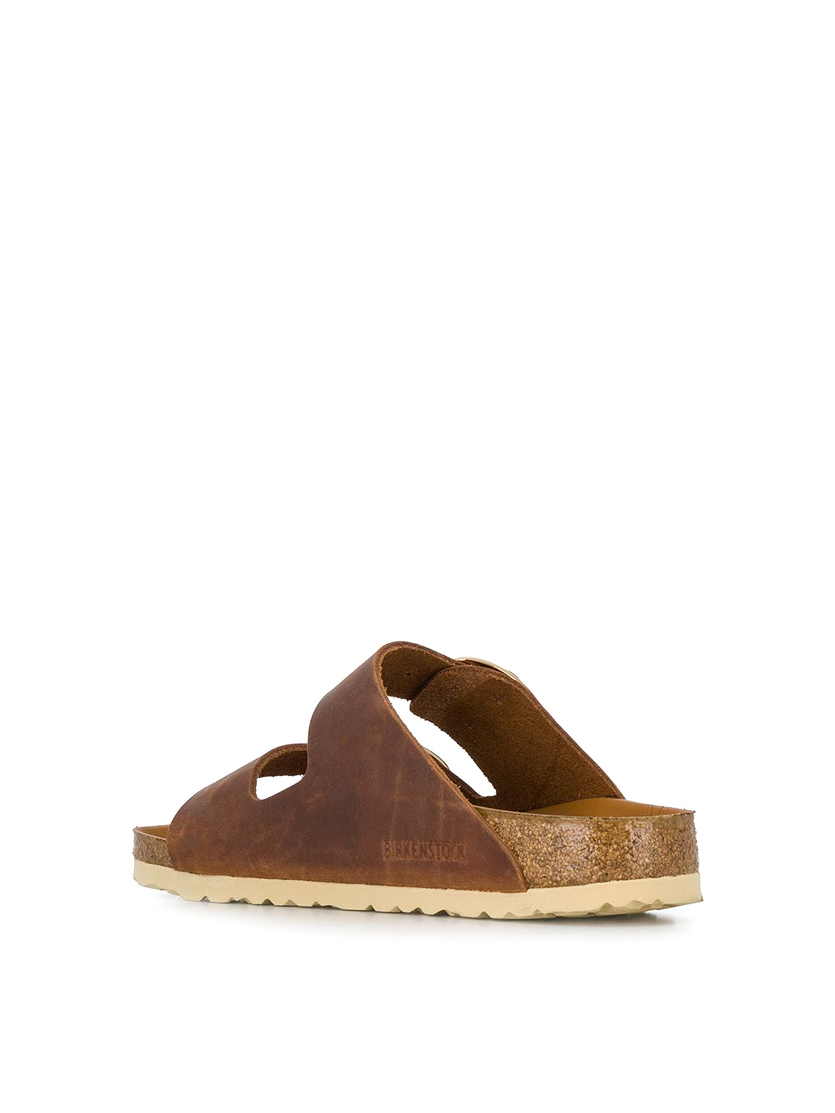 Shop Birkenstock Slip-on Sandals In Brown