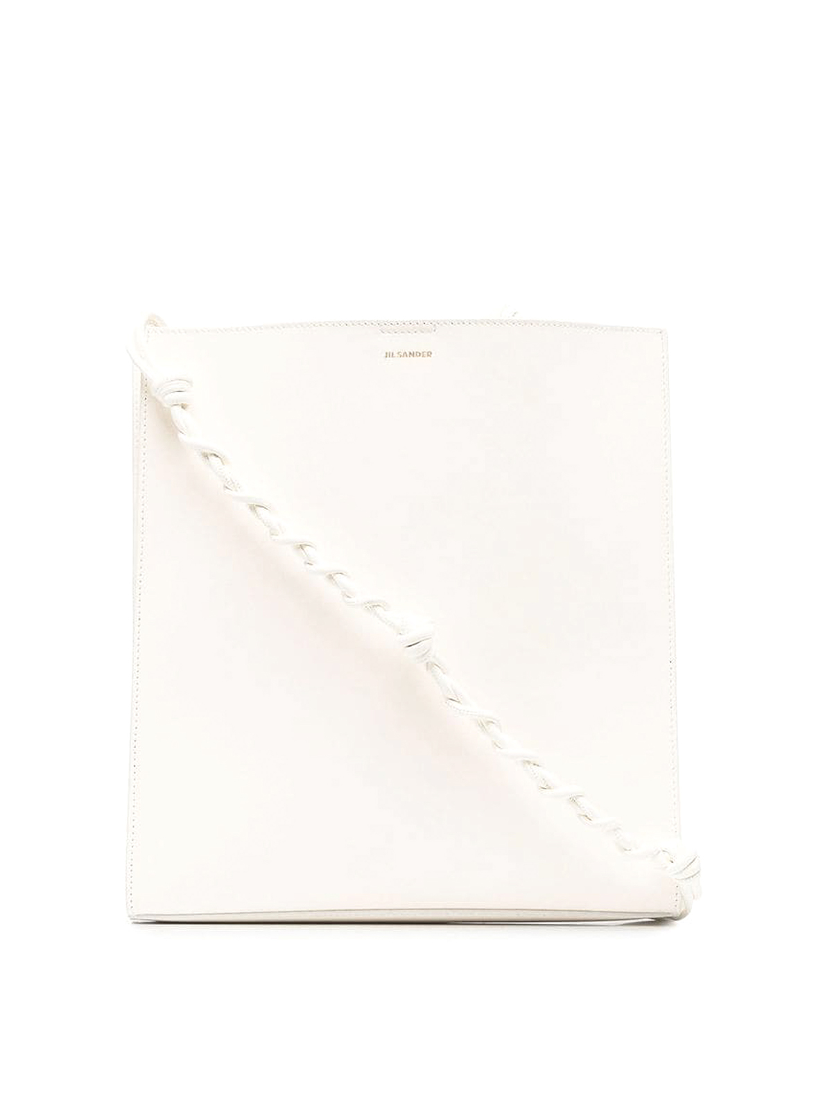 Jil Sander Logo-print Shoulder Bag In White