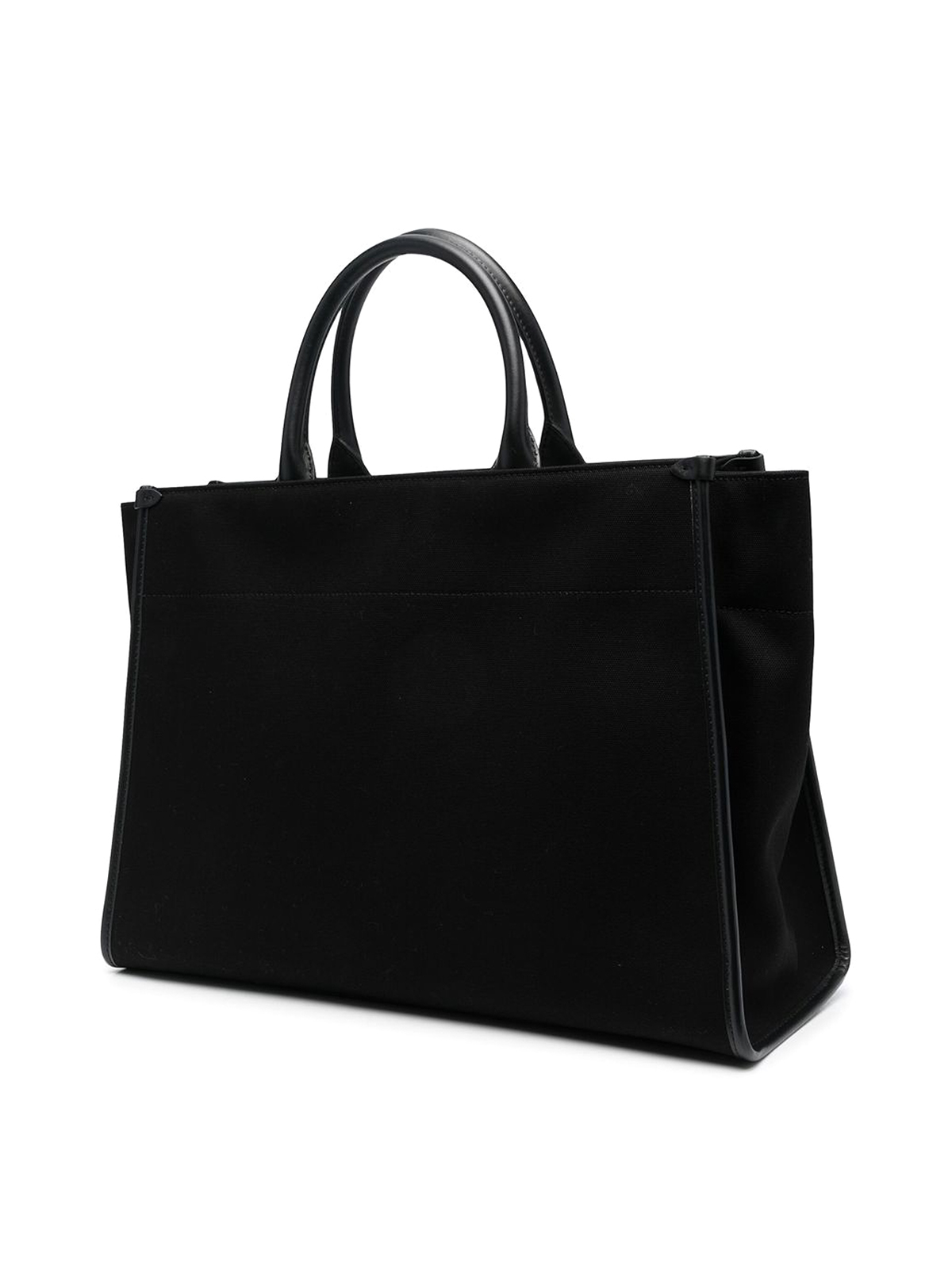 Lanvin Logo-print leather tote - Black - Women