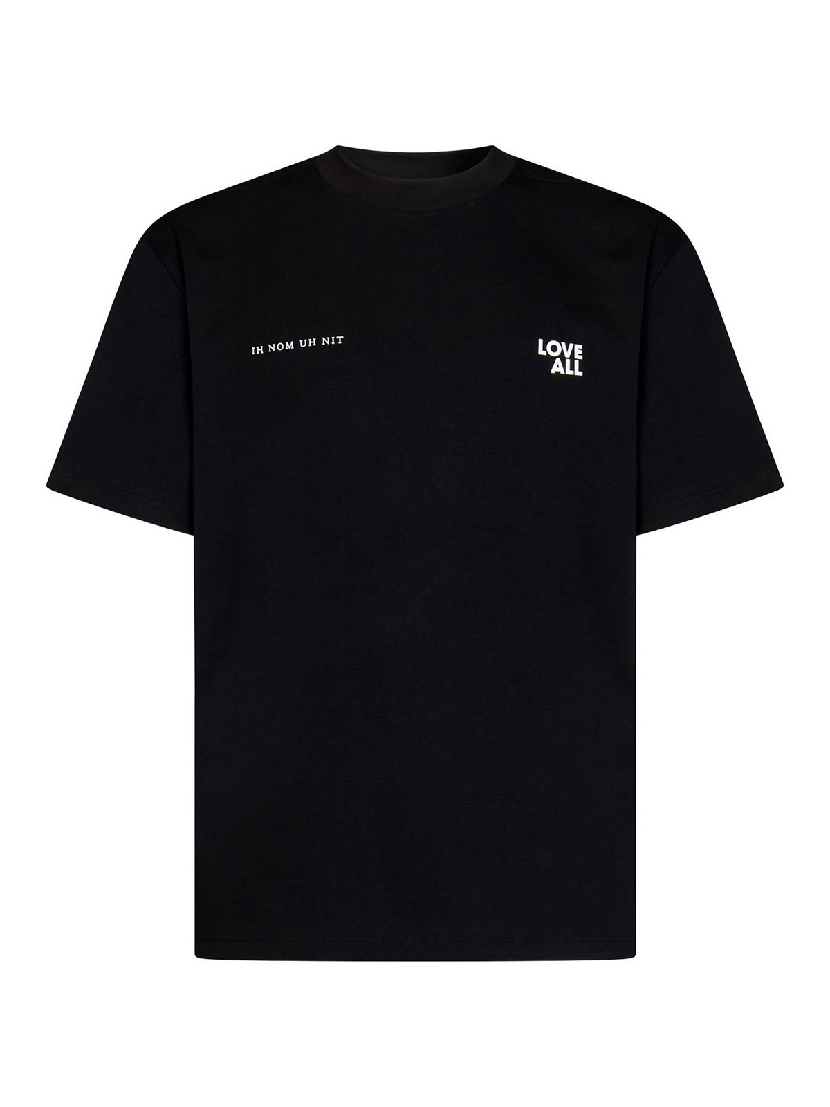 Ih Nom Uh Nit Graphic Printed Cotton T-shirt In Black