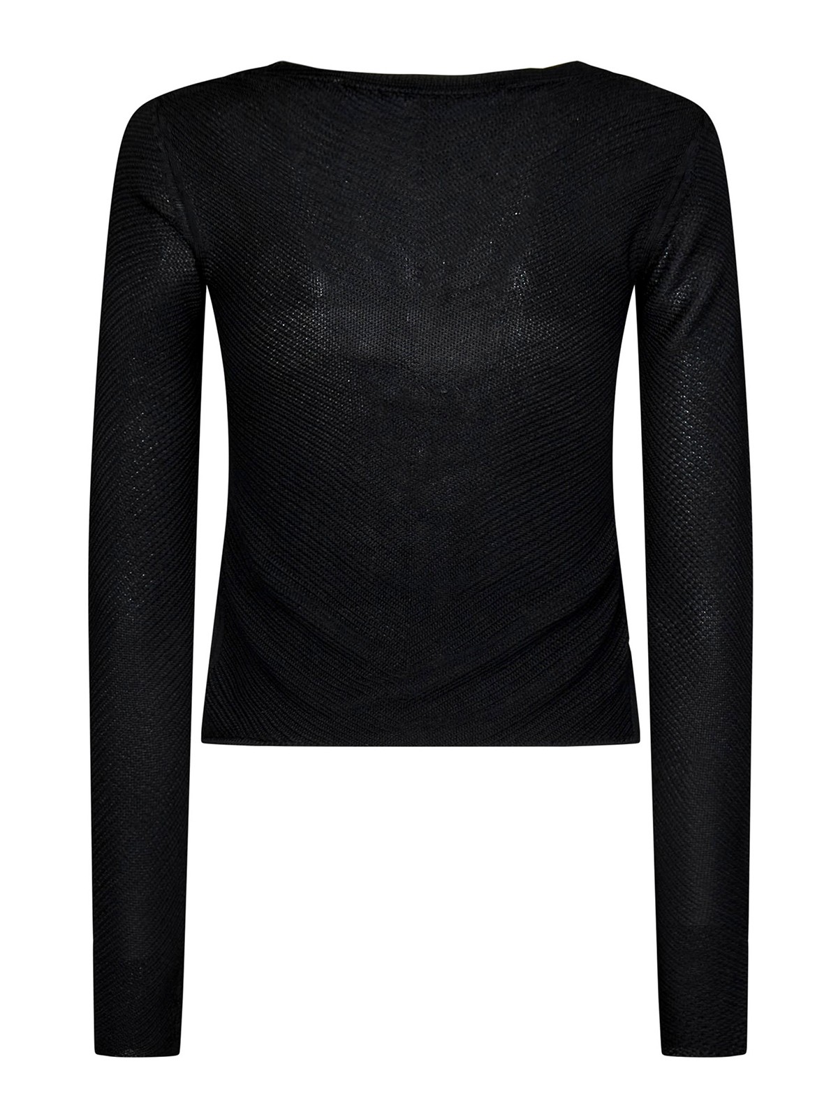 1017 Alyx 9sm V-neck cardigan with buckle|AAWKN0193YA01BLK0001