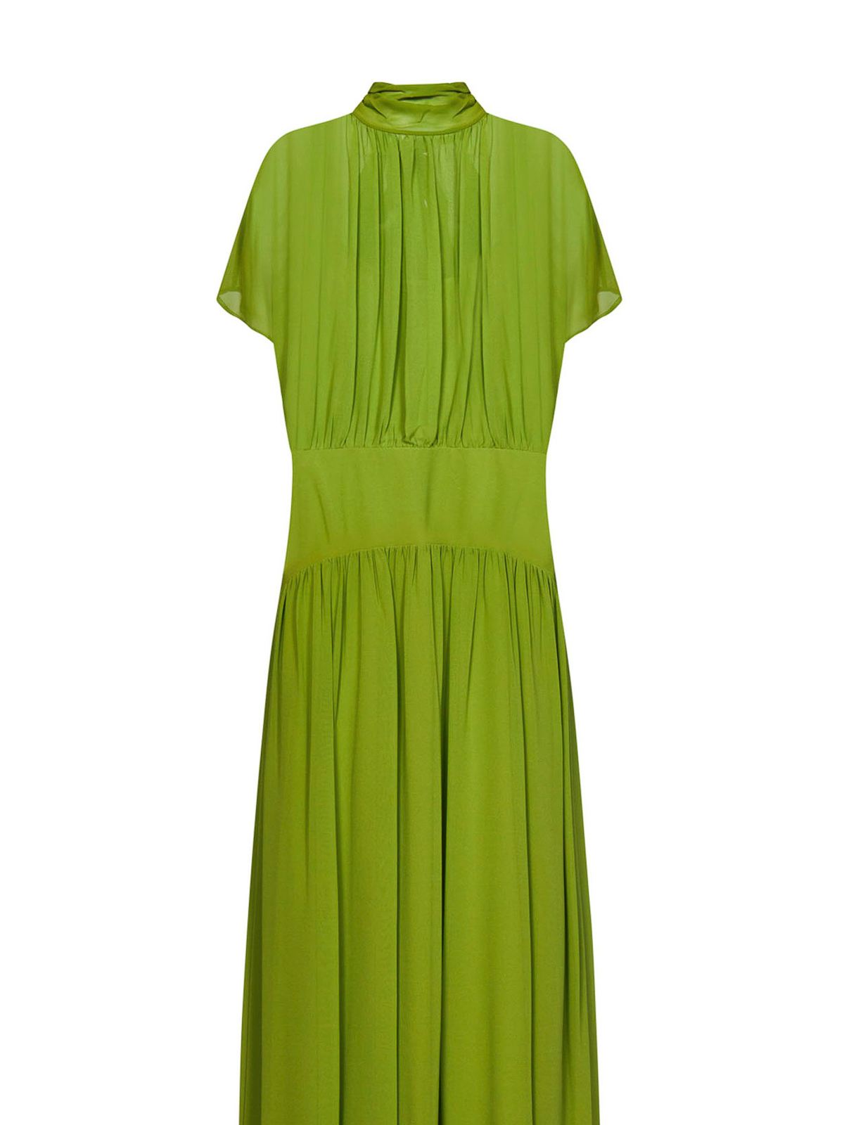 witchery green maxi dress Miss Circle Women Ucille Sage Green Embroidered Chiffon Maxi Dress main image 1