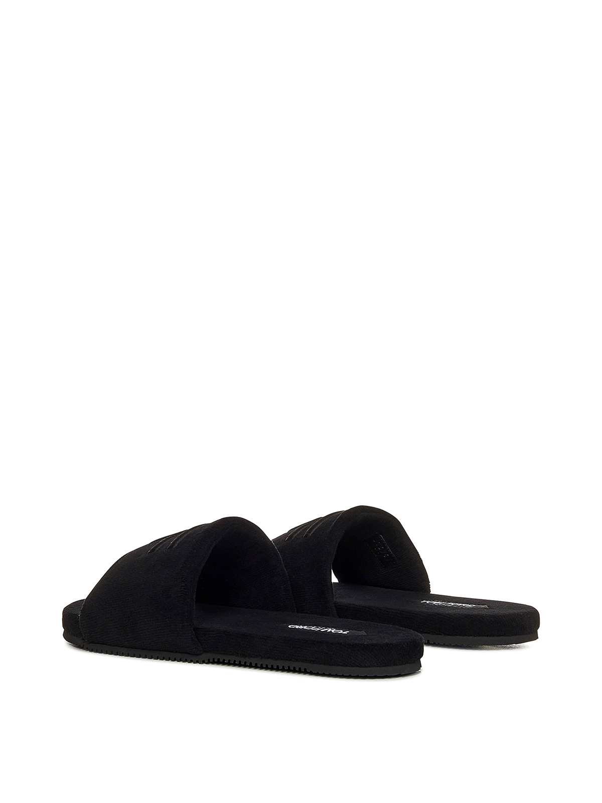 Shop Tom Ford Logo Embroidered Sandals In Negro