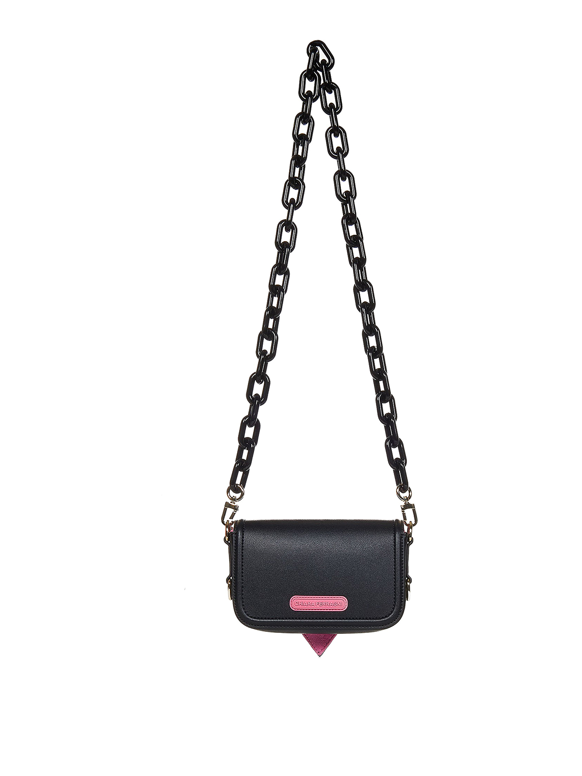 Chiara Ferragni Eyelike-embossed belt bag, Pink