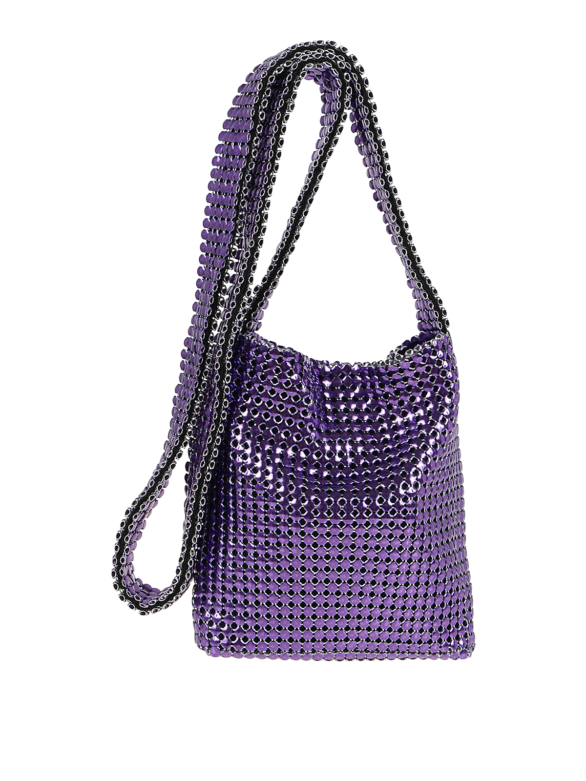 Rabanne Pixel Mini shoulder bag Purple 23PSS0305MET212P512