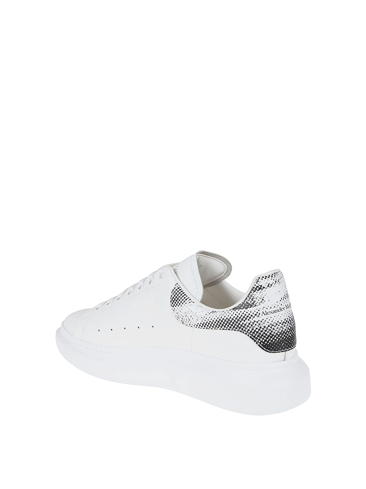 Alexander McQueen // White Leather Oversized Sneaker – VSP Consignment