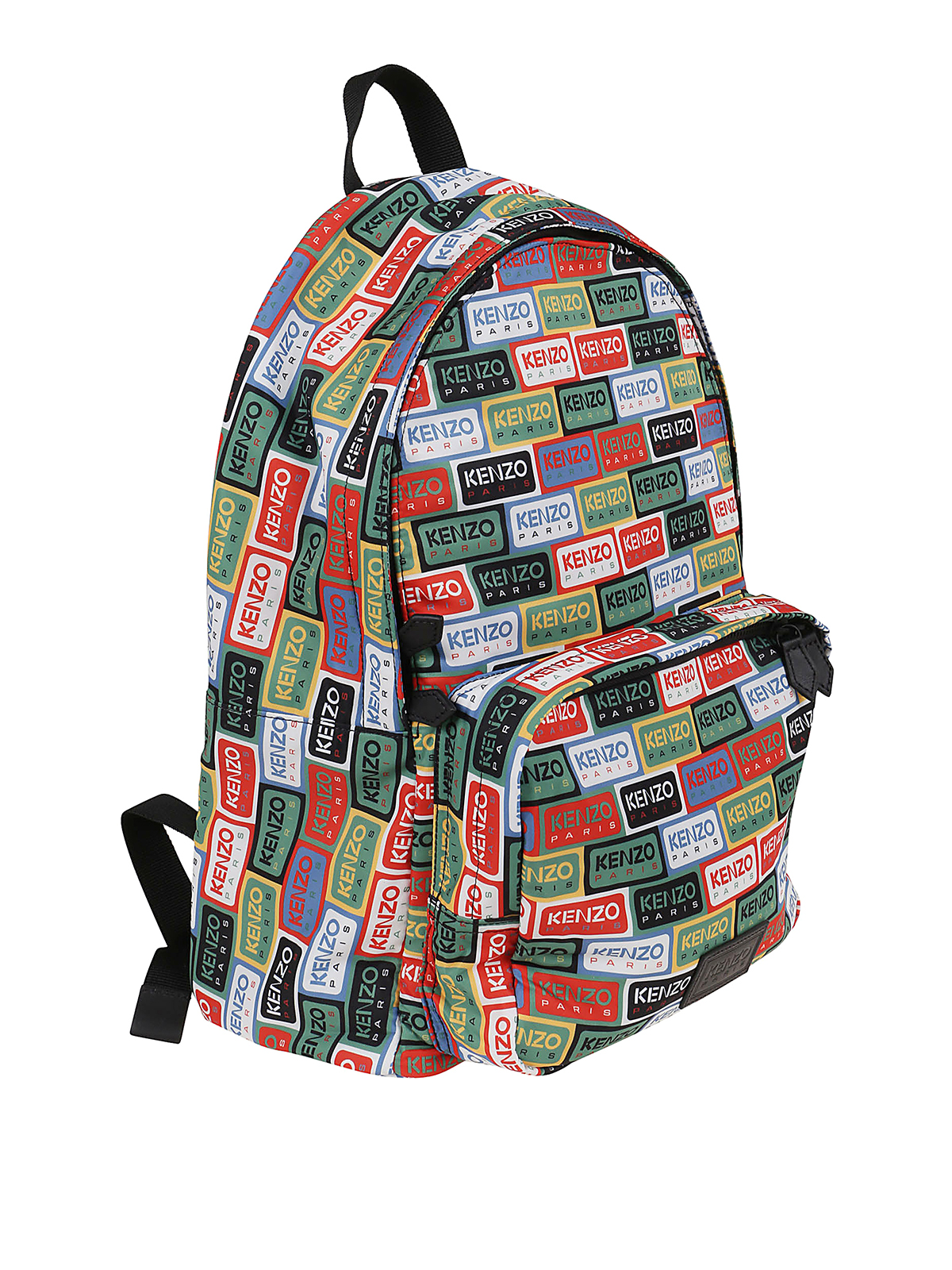 Shop Kenzo Multicolour All Over Logo Backpack