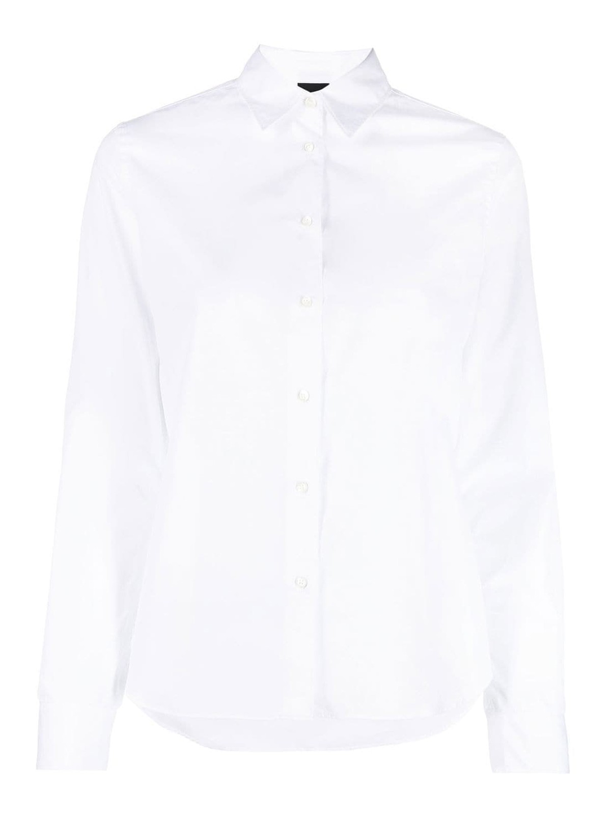 Shop Aspesi Cotton White Shirt