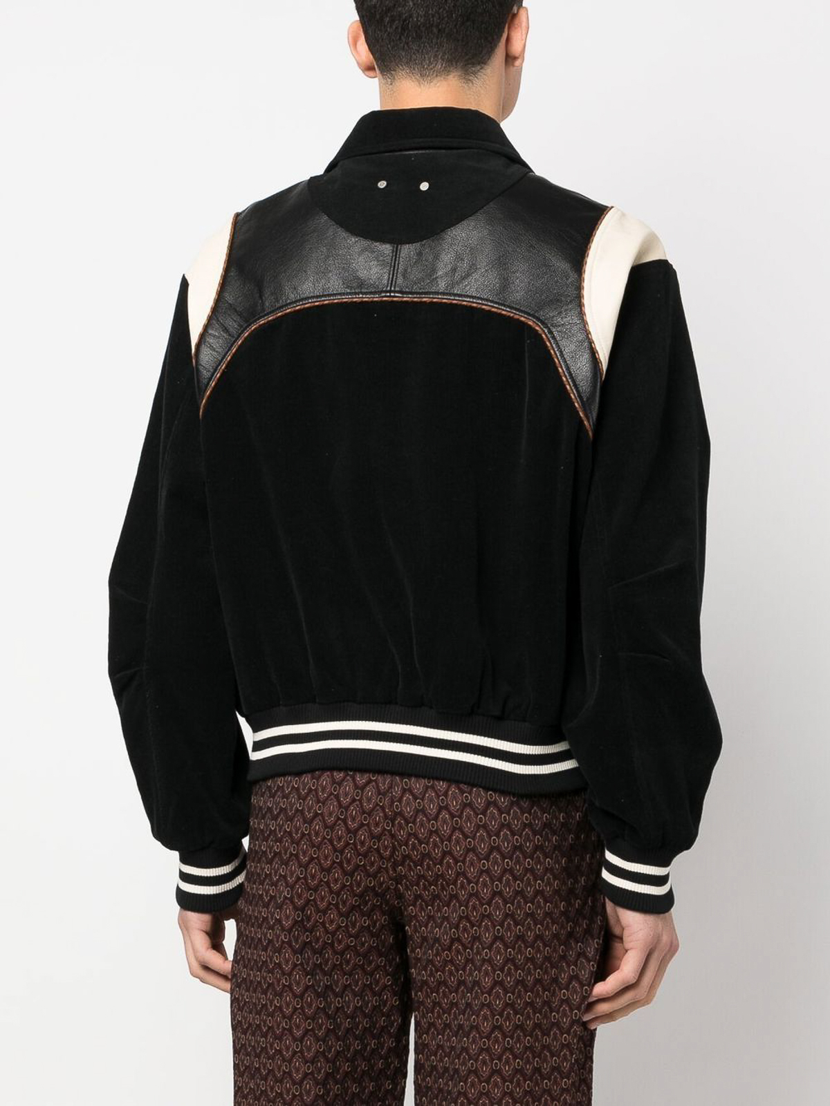 ジャケット・アウター ANDERSSON BELL VARSITY JACKET andersson-bell-a-patch-wool-