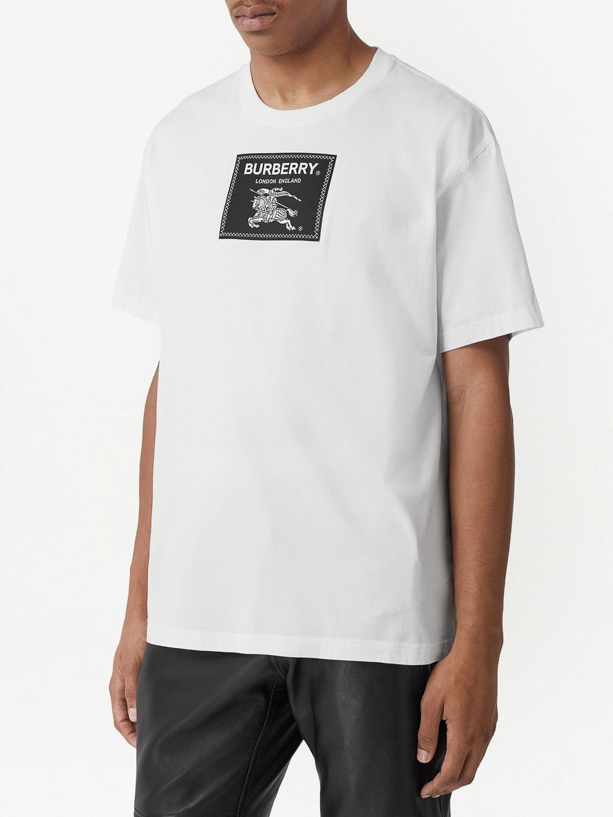 Burberry Camiseta - Blanco - Blanco - Hombre | 8064397 | THEBS