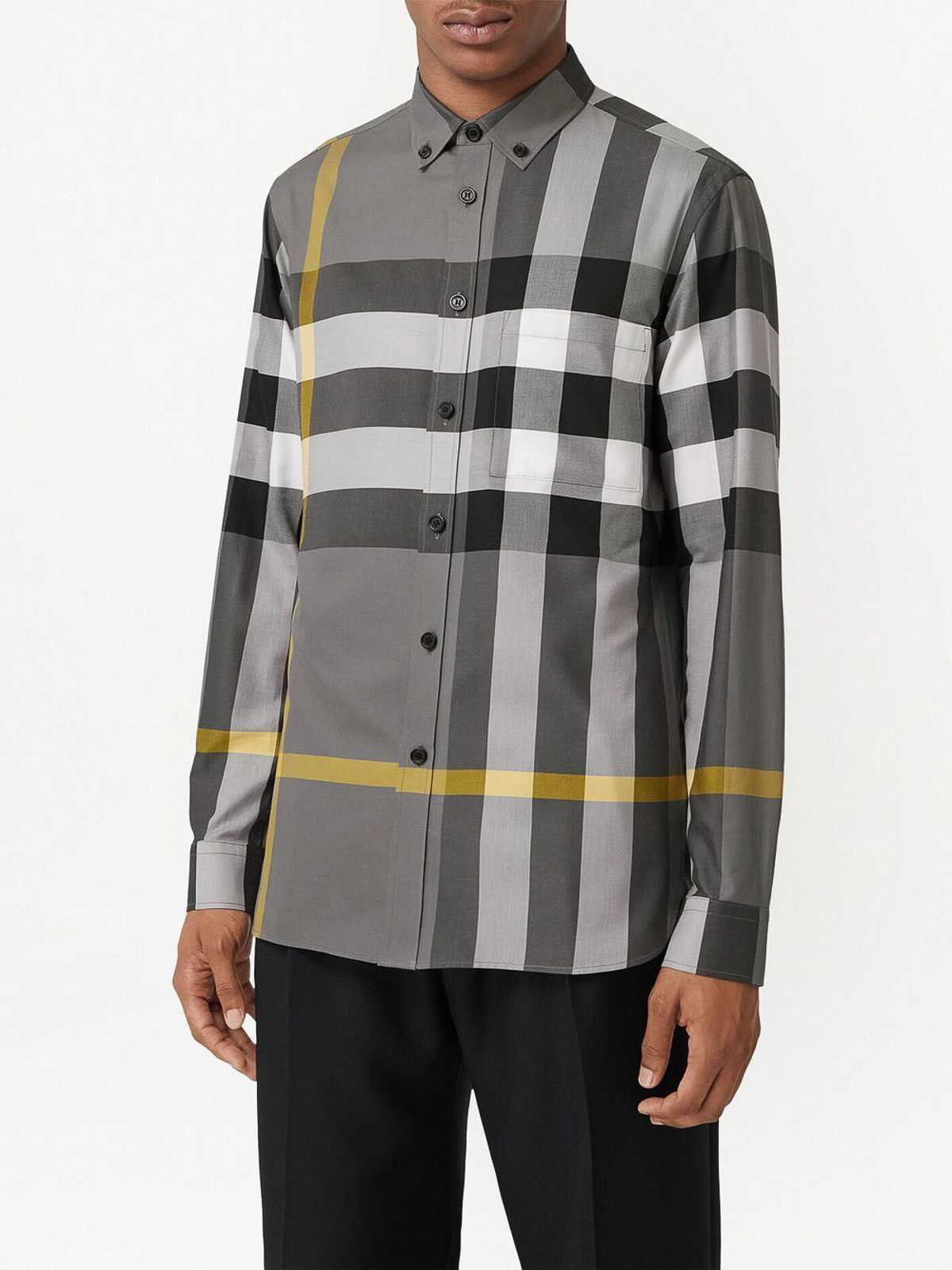 Shirts Burberry - Somerton stretched check shirt - 8065202