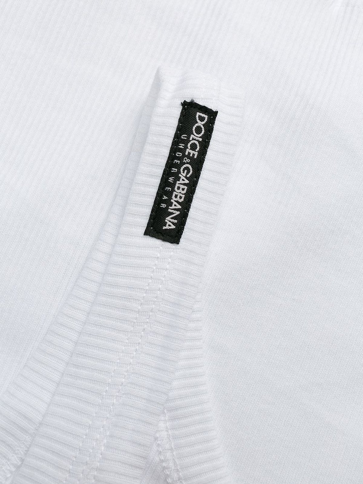 Shop Dolce & Gabbana Cotton Tank Top In White
