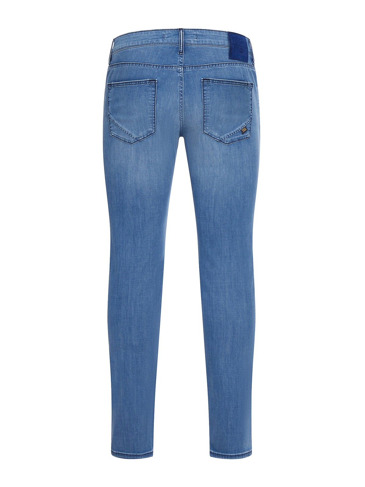 Shop Incotex Washed Straight Leg Jeans In Blue