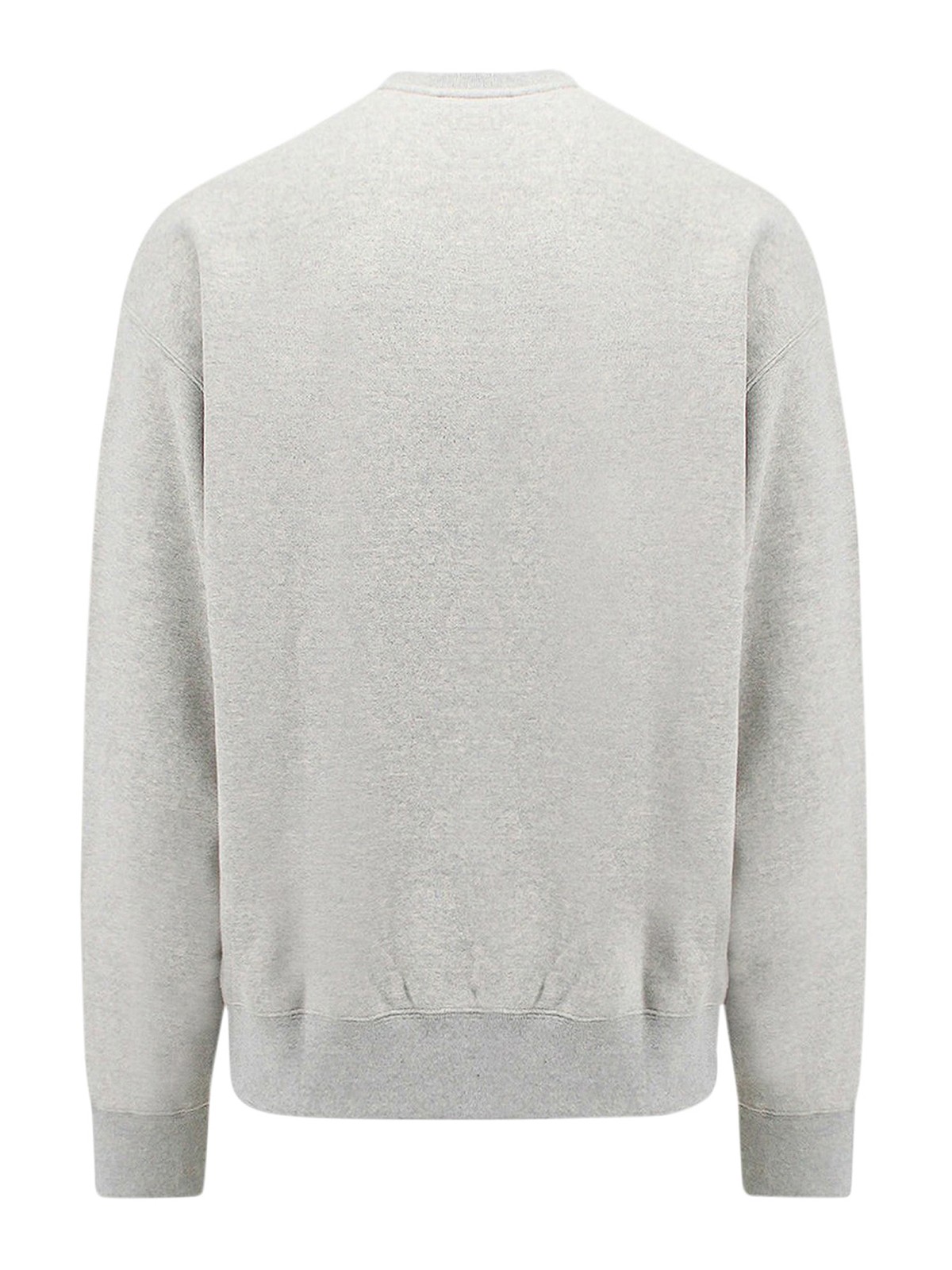 Shop Jil Sander Cotton Crewneck Sweatshirt With Logo In Light Grey