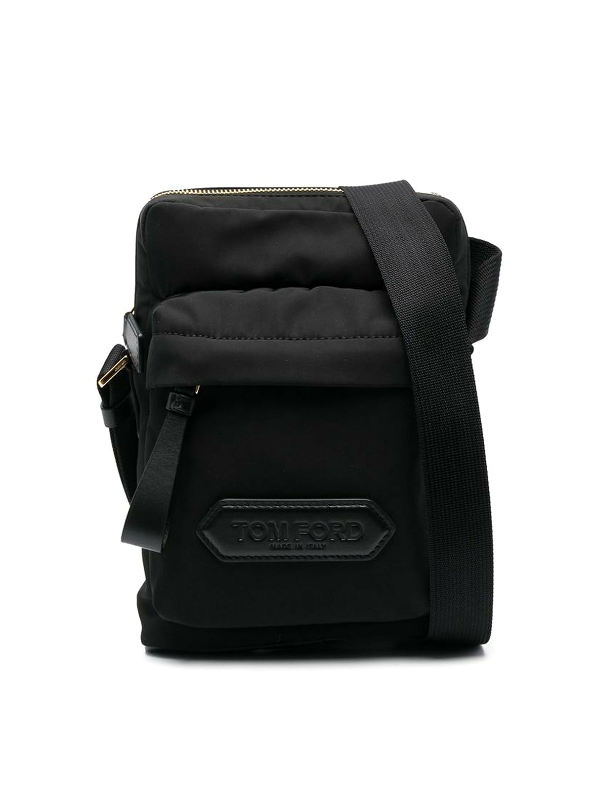 Shop Tom Ford Mini Messenger Bag With Adjustable Strap In Negro
