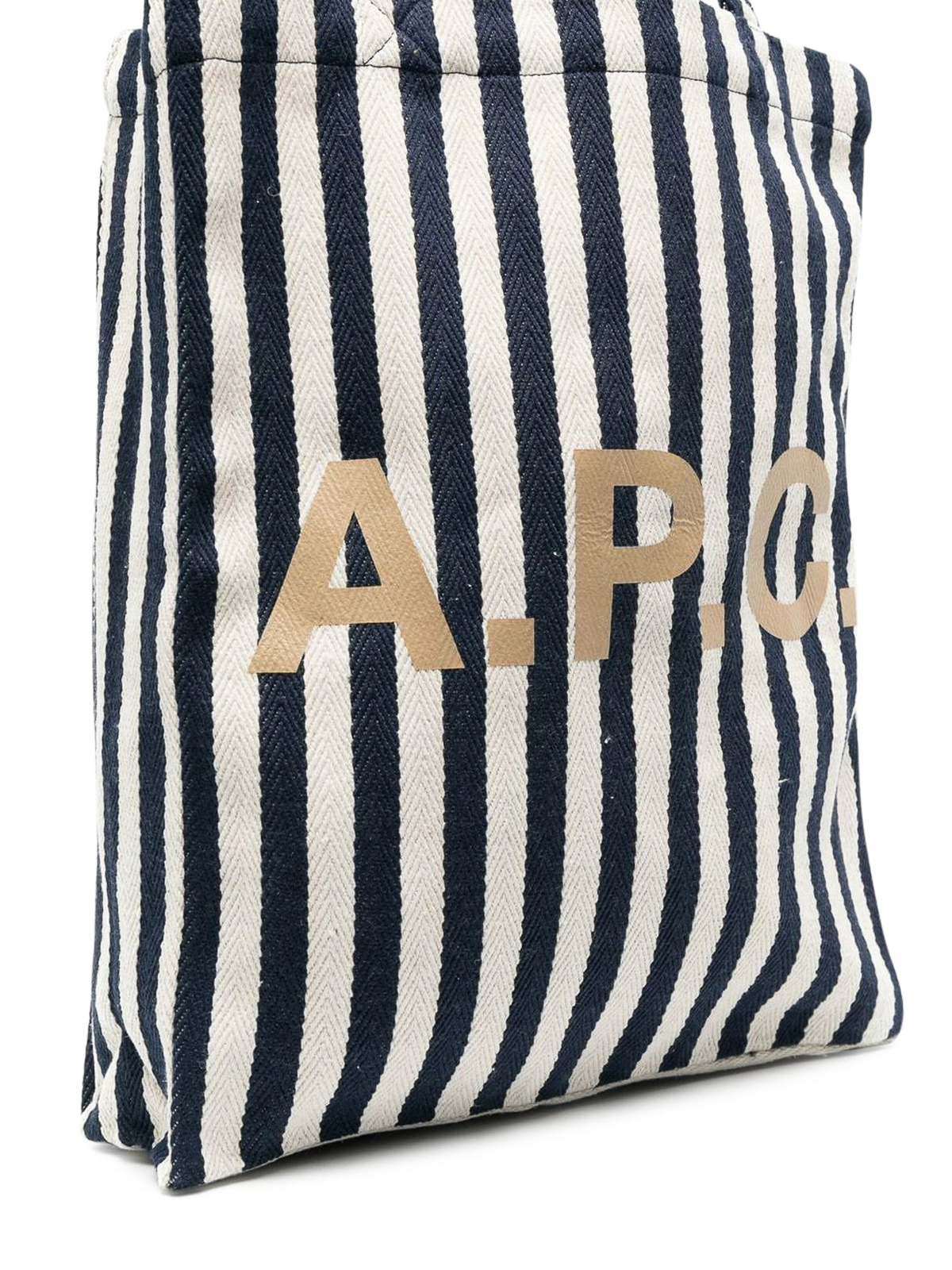 Shop Apc Bolso Shopping - Azul Oscuro In Dark Blue