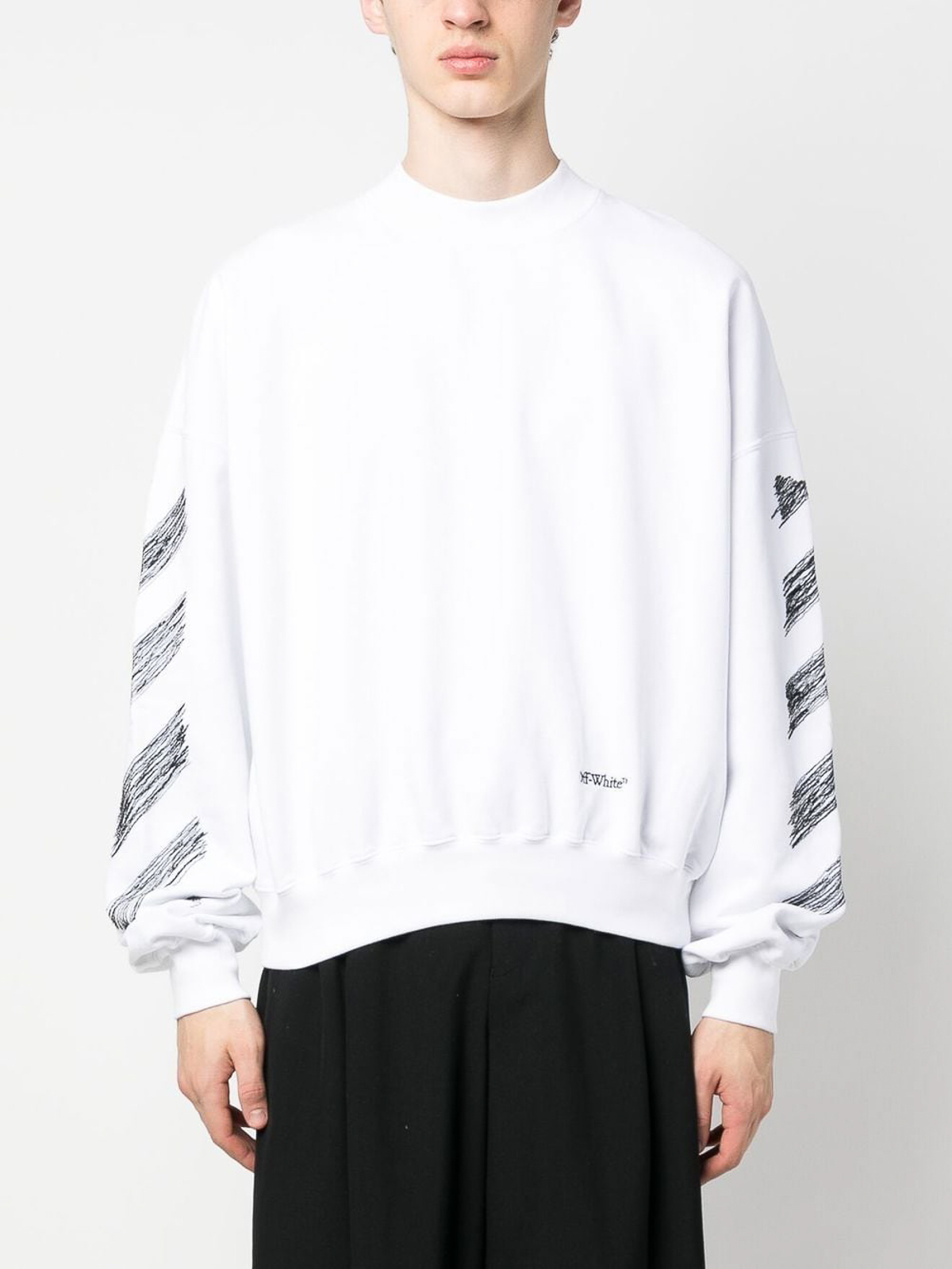 Sweatshirts & Sweaters Off-White - diag-print sweatshirt -
