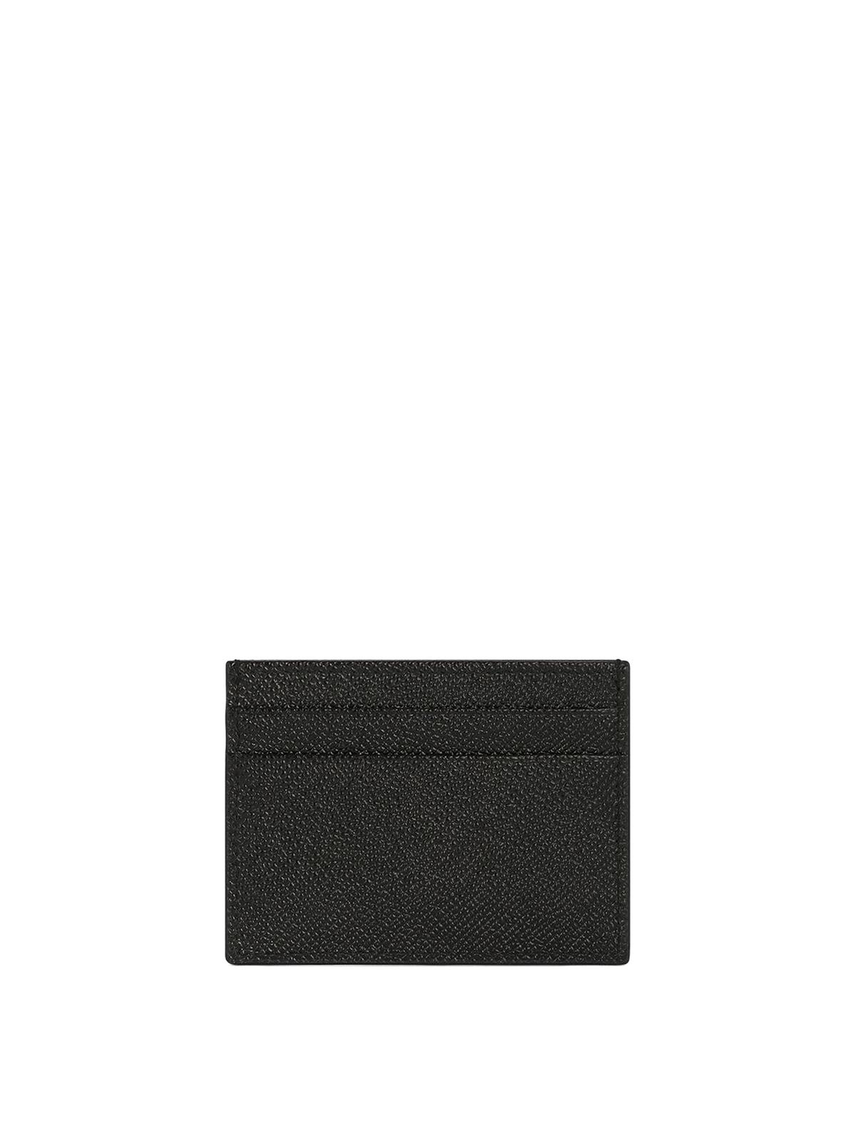 Shop Dolce & Gabbana Logo-plaque Leather Cardholder In Negro