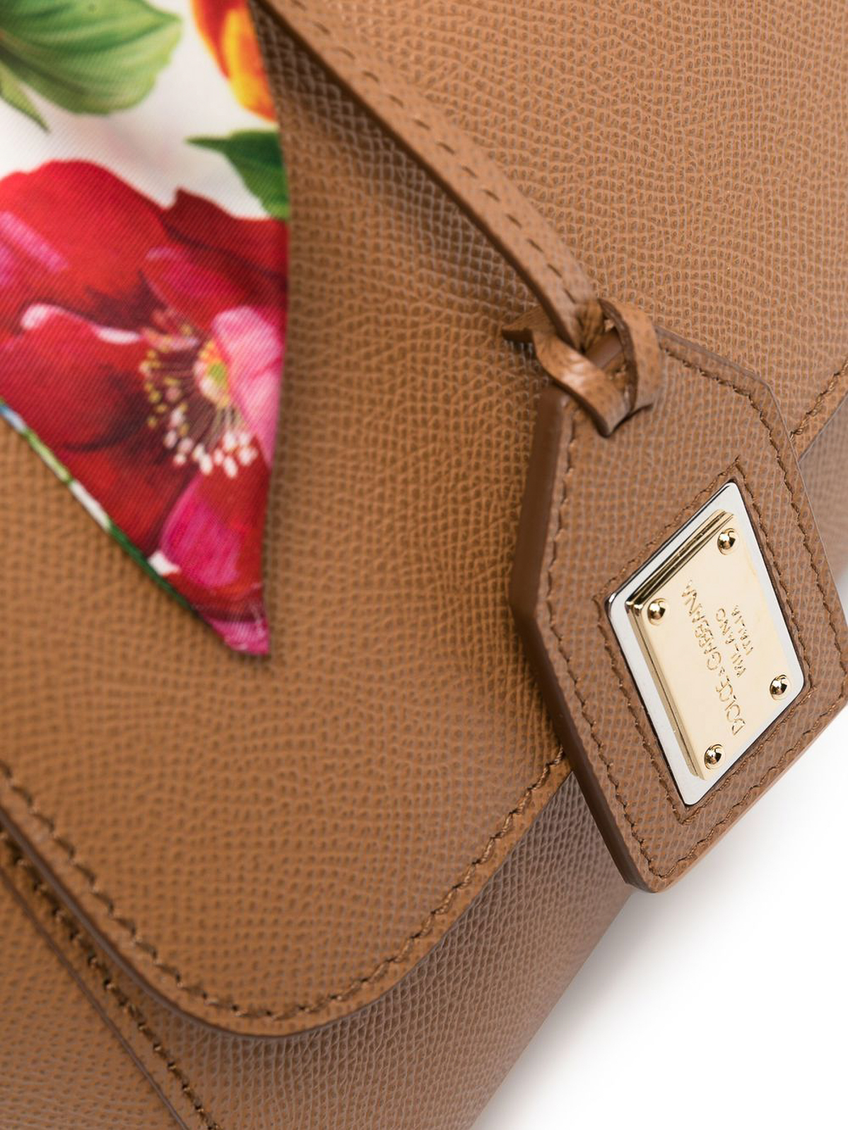 Dolce & Gabbana 'sicily' Shoulder Bag in Brown