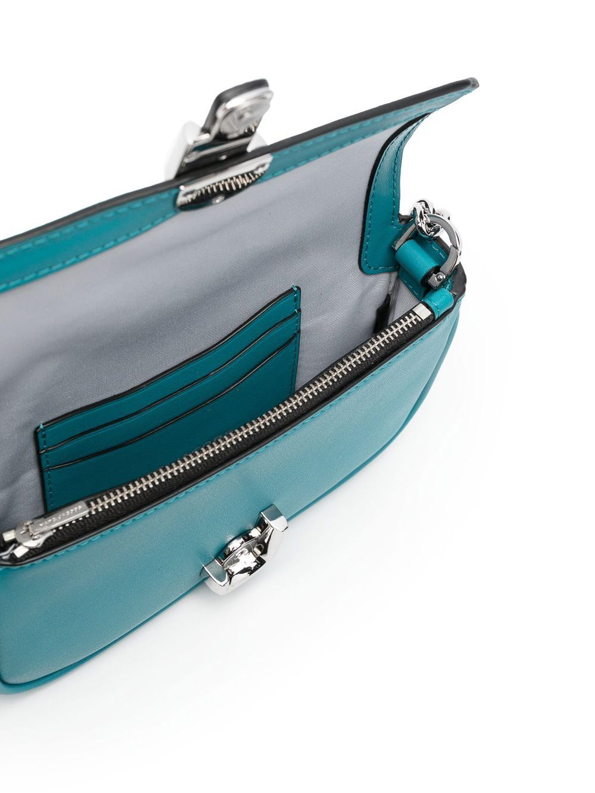 Shoulder bags Marc Jacobs - Turquoise blue-green calf leather s