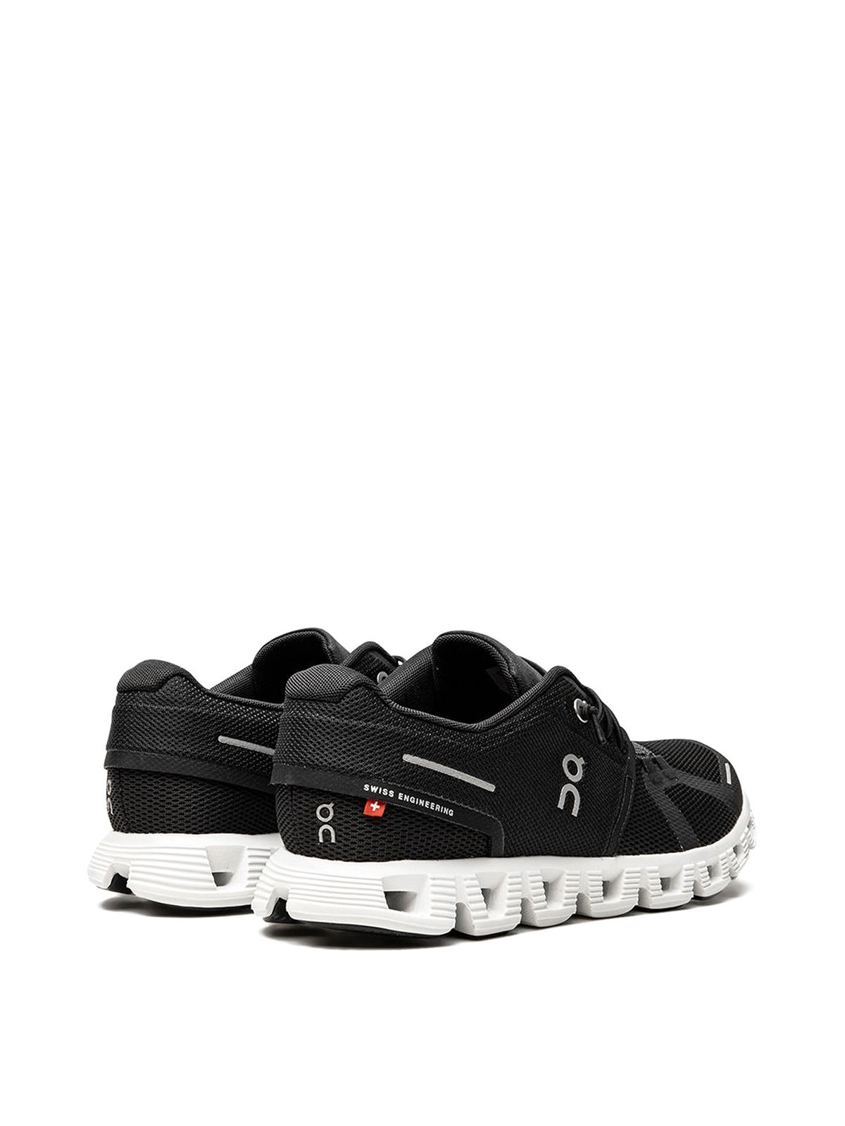 Shop On Running Low Top Platform Sneakers In Black