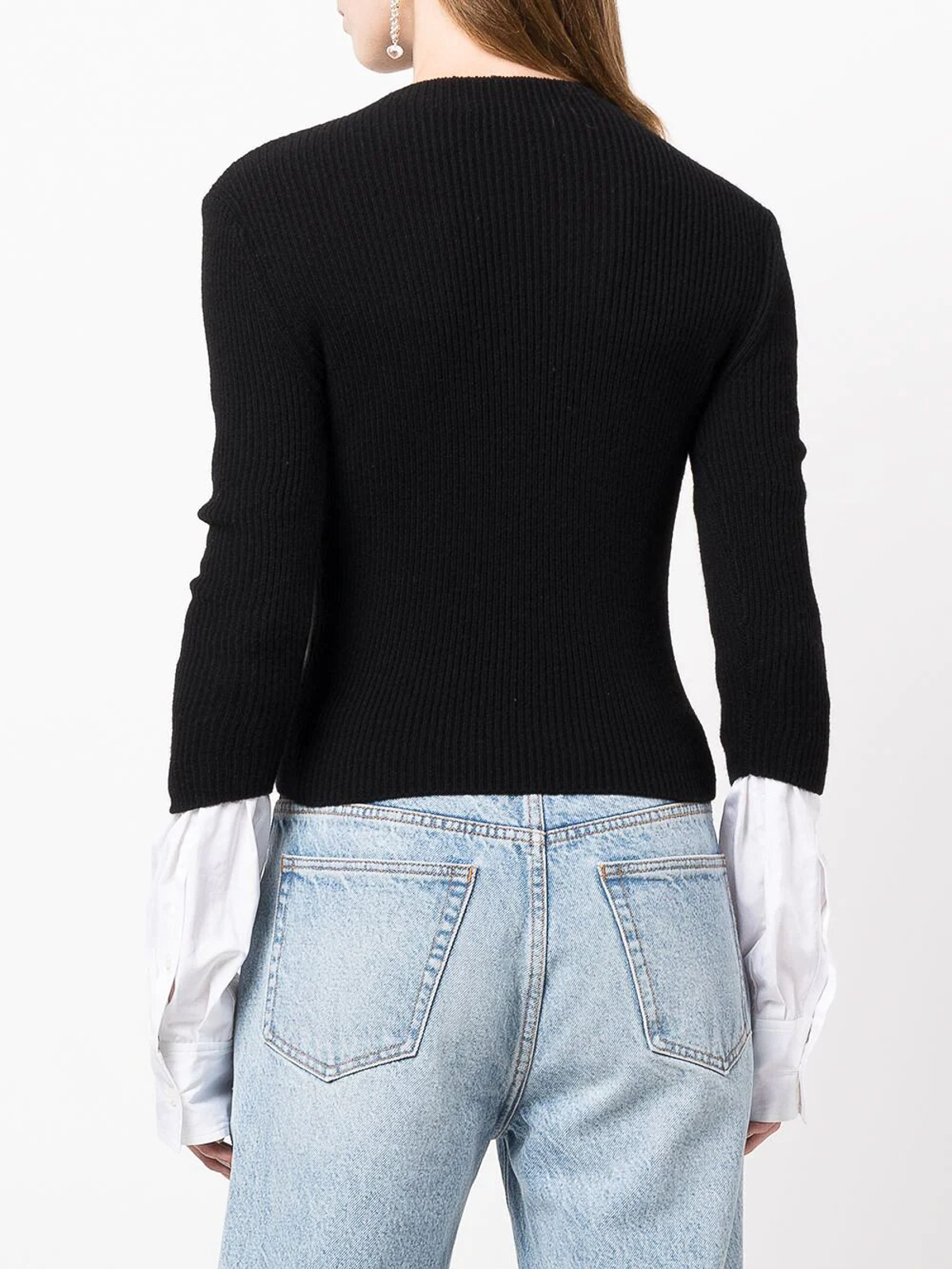 Alexander Wang クルーネック - 黒|4KC1231010951 | THEBS Alexander Wang クルーネック - 黒|4KC1231010951 | THEBS
