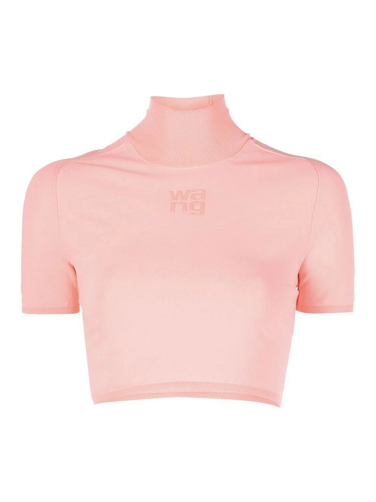 Tops & Tank tops Alexander Wang - High neck cropped top with logo