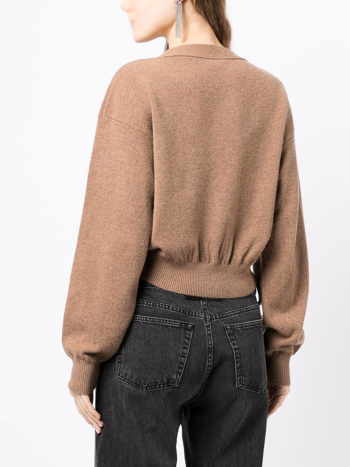 Alexander Wang シルク ベージュ 長袖 カーディガン XS Alexander Wang カーディガン - ベージュ | 4KC1233031217