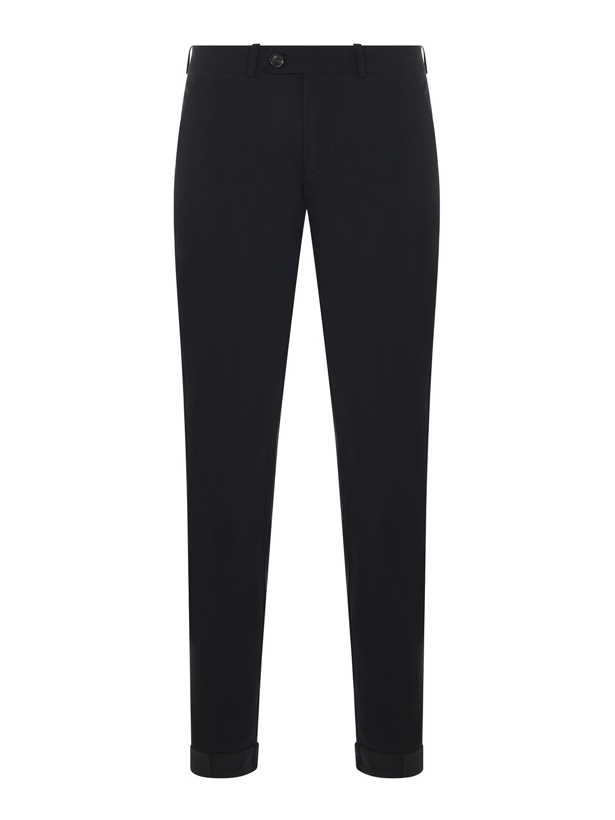 Rrd Roberto Ricci Designs Pleated Straight Leg Trousers With Turn-ups In Black