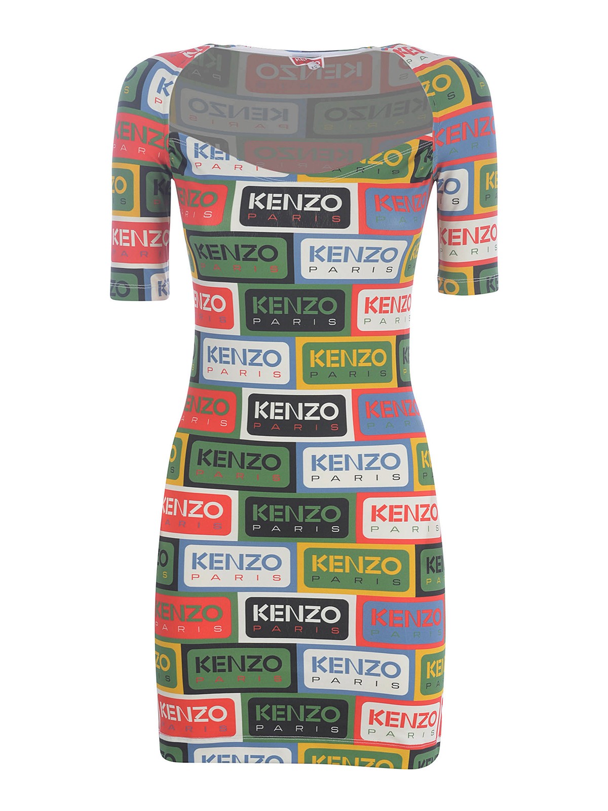 Kenzo Logo Multicoloured Short Dress
