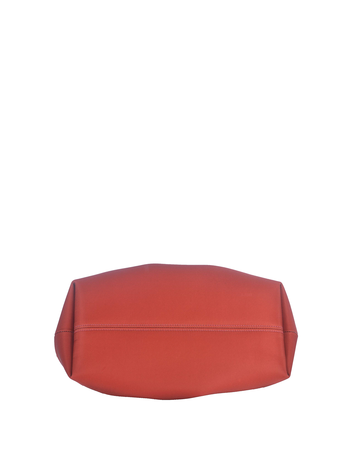 Shop Themoirè Faux Leather Clutch With Magnetic Closure In Red