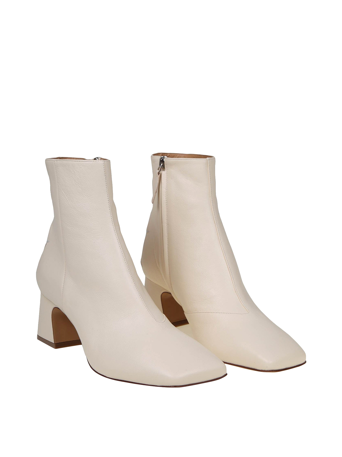 MM6 Maison Margiela アンクルブーツ - 白|S58WU0393P3753T1003