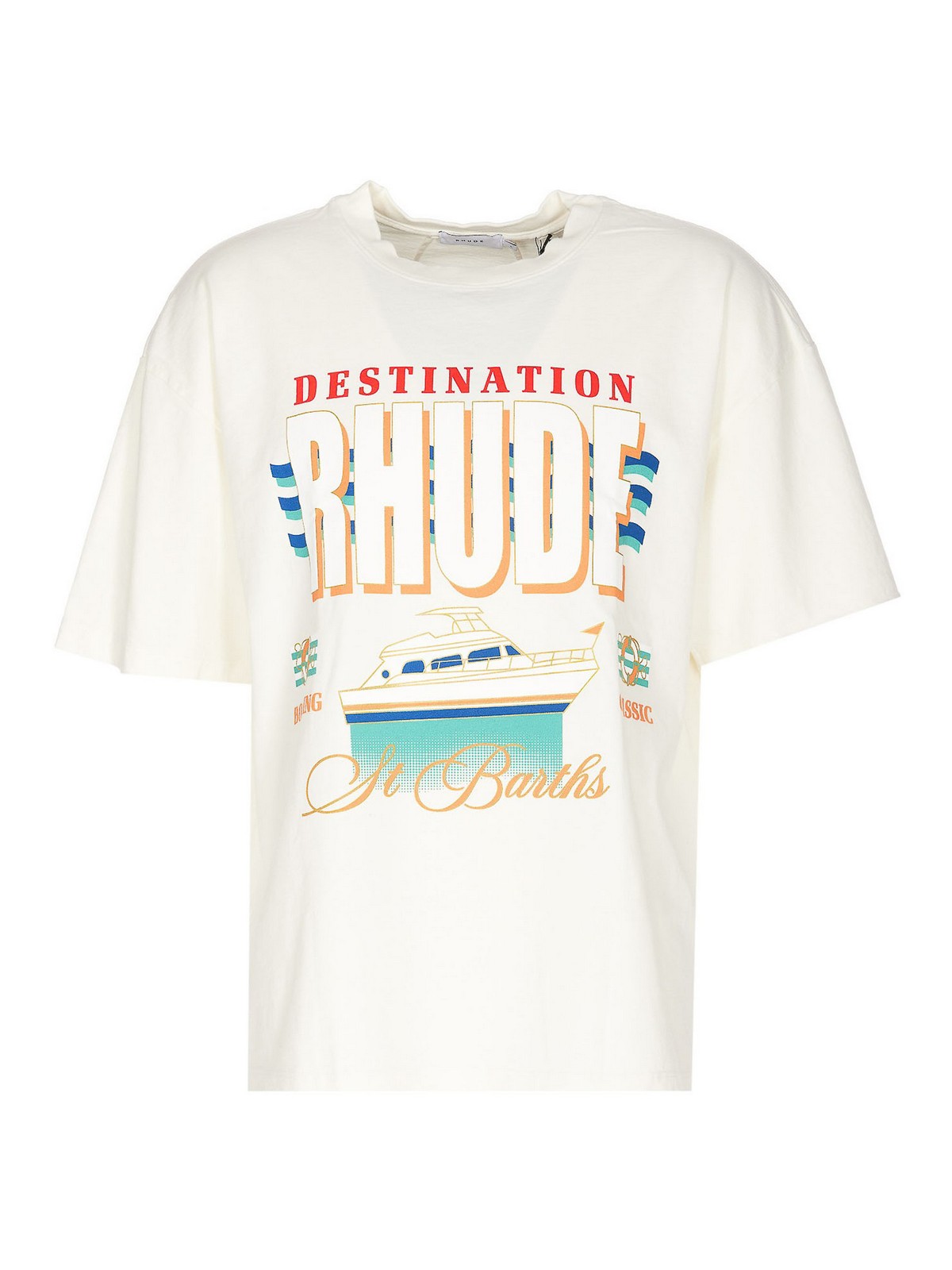 Rhude Tシャツ - 白 - ホワイト - メンズ | TT088376110611