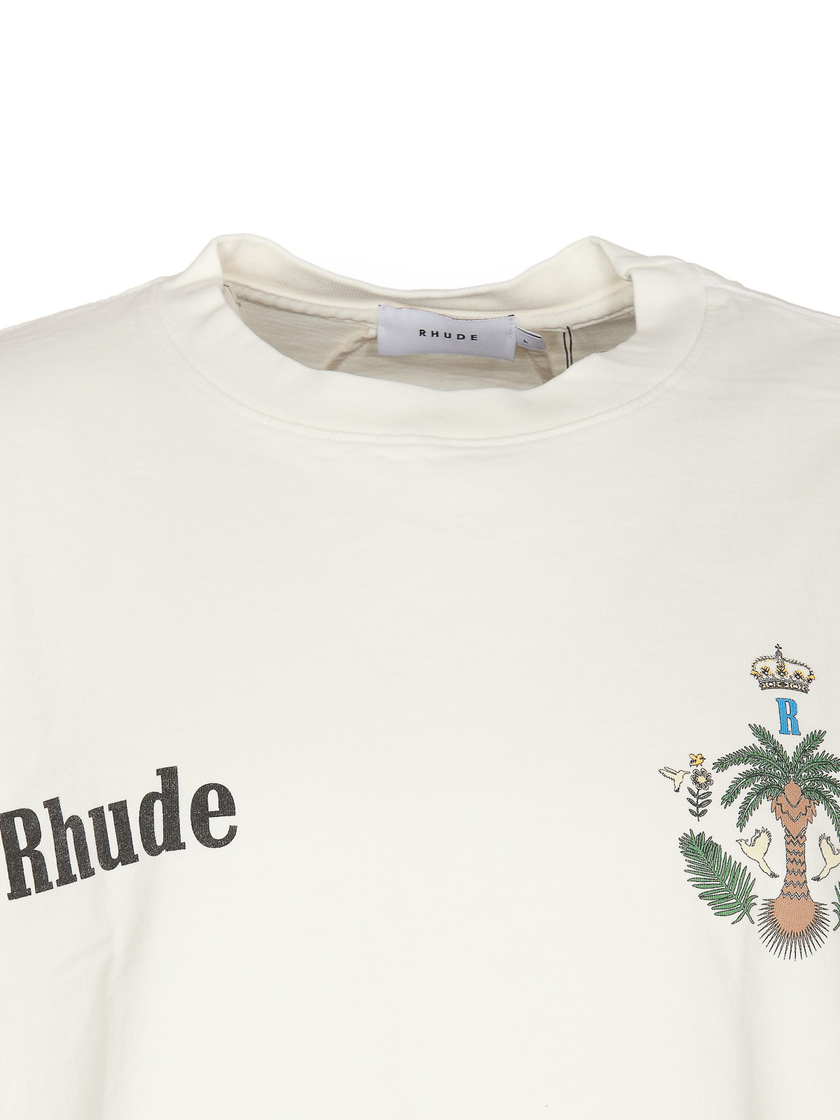 T-shirts Rhude - Logo printed cotton t-shirt - TT098376110611