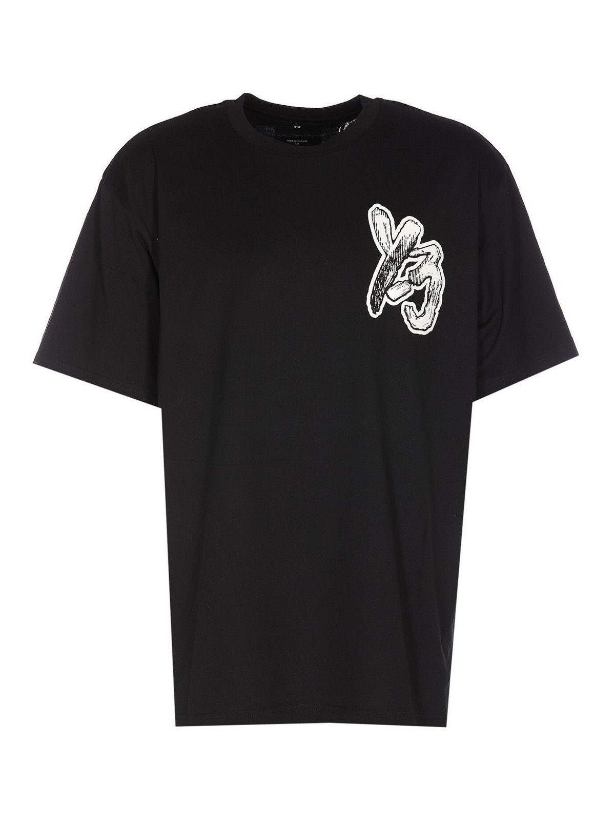 トップス Y-3 Mint 20AW Wool Long Shirt Logo Print Y-3 Logo-print cotton-jersey T-shirt | THE OUTNET