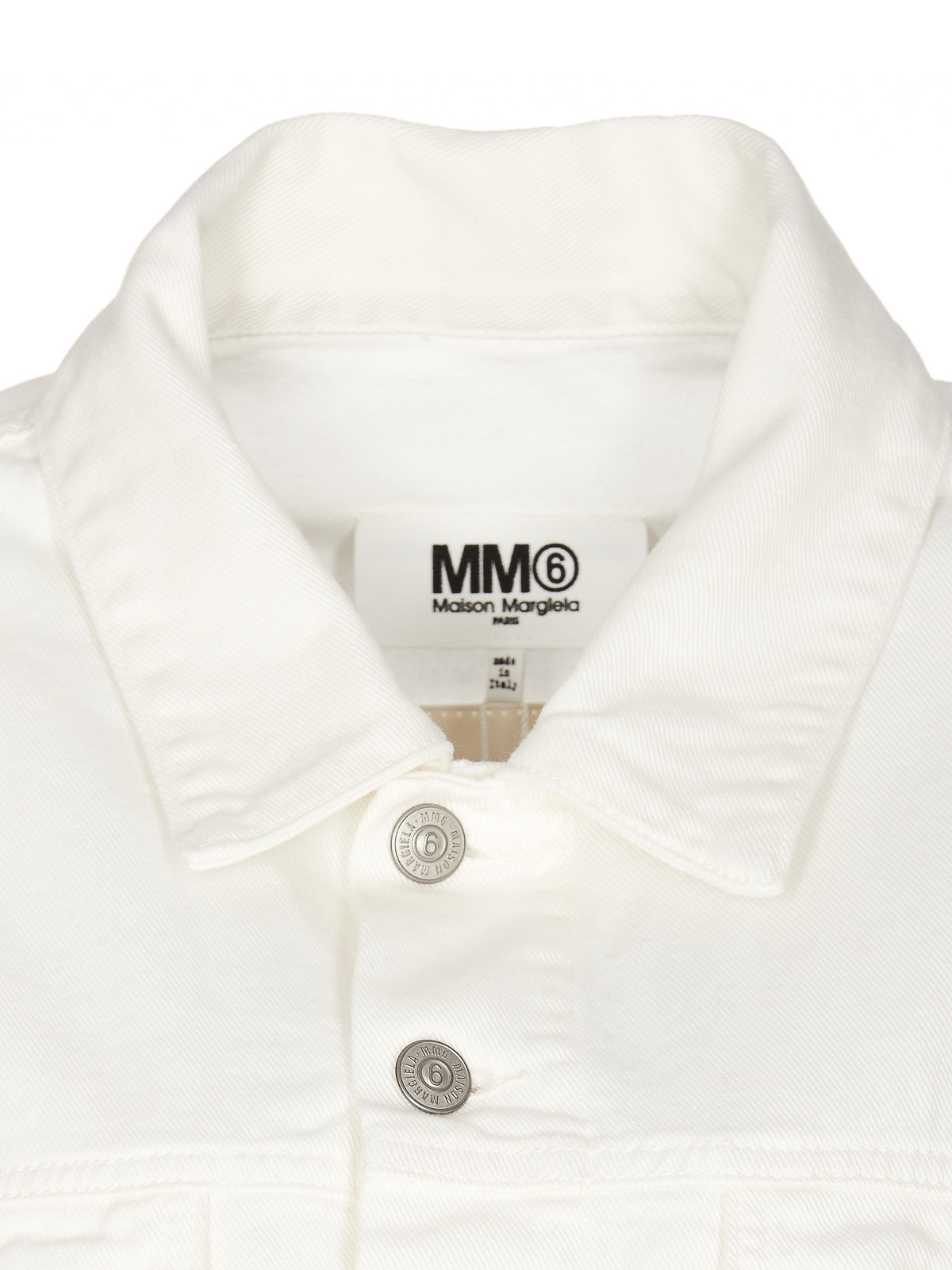 MM6 Maison Margiela デニムジャケット - 白 | S52AM0242S30653101