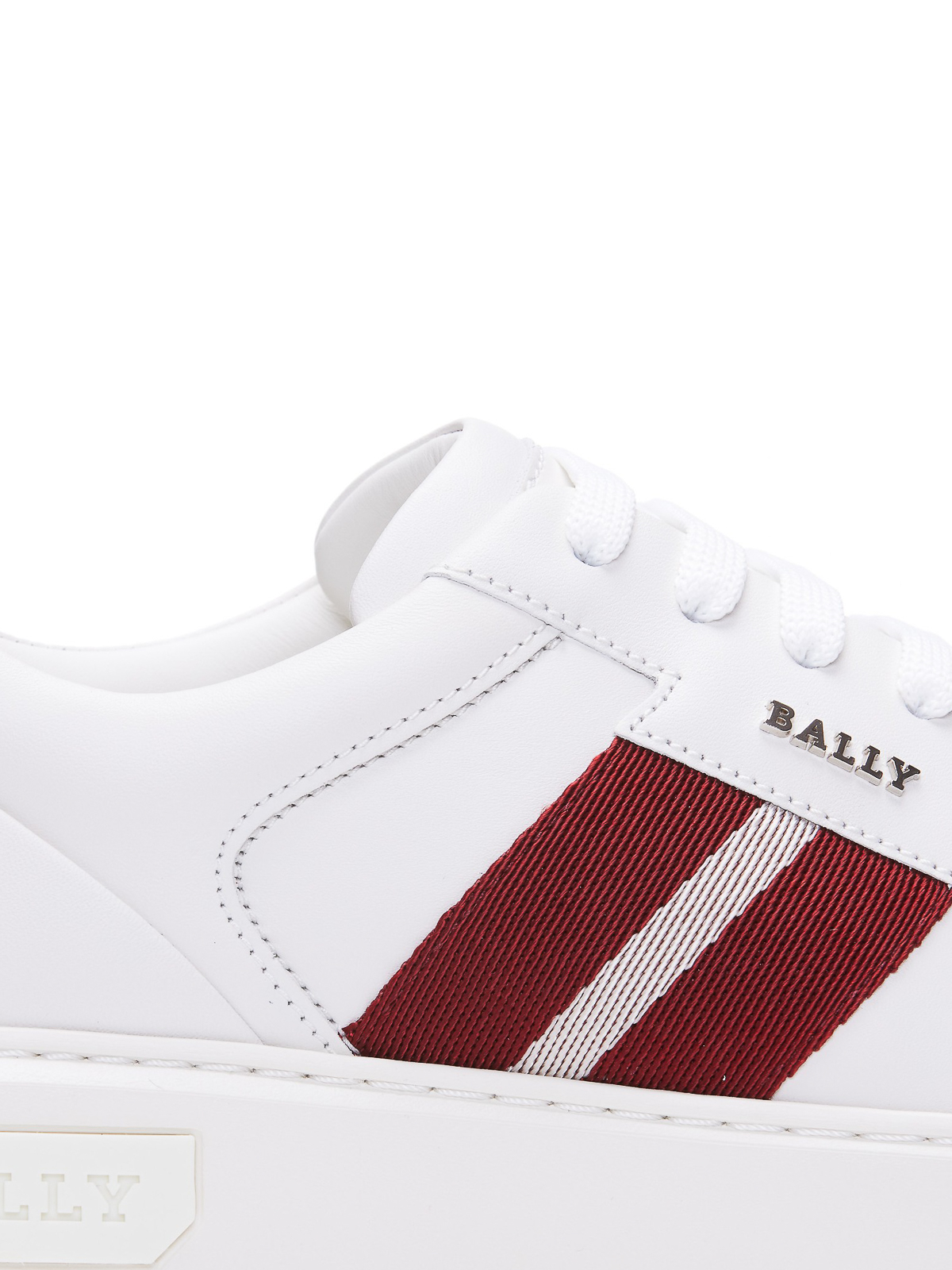 【24AW NEW】BALLY_men / Moony カーフレザー スニーカー Bally Raise レザースニーカー | ブラック | FARFETCH JP