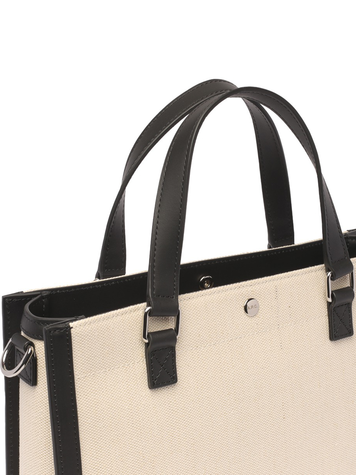 A.P.C｜SHOULDER BAGS (Camille 2.0 Tote Bag (COEYO M61772 A.P.C. - Camille 2.0 canvas tote bag Beige - The Corner