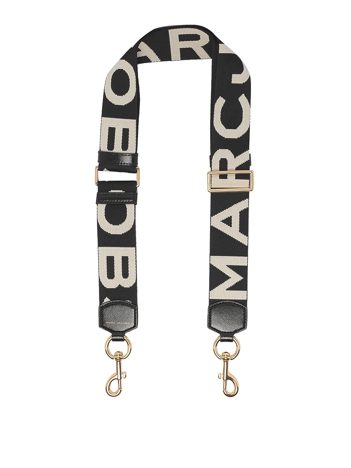 Shop Marc Jacobs Logo Webbing Strap In Black