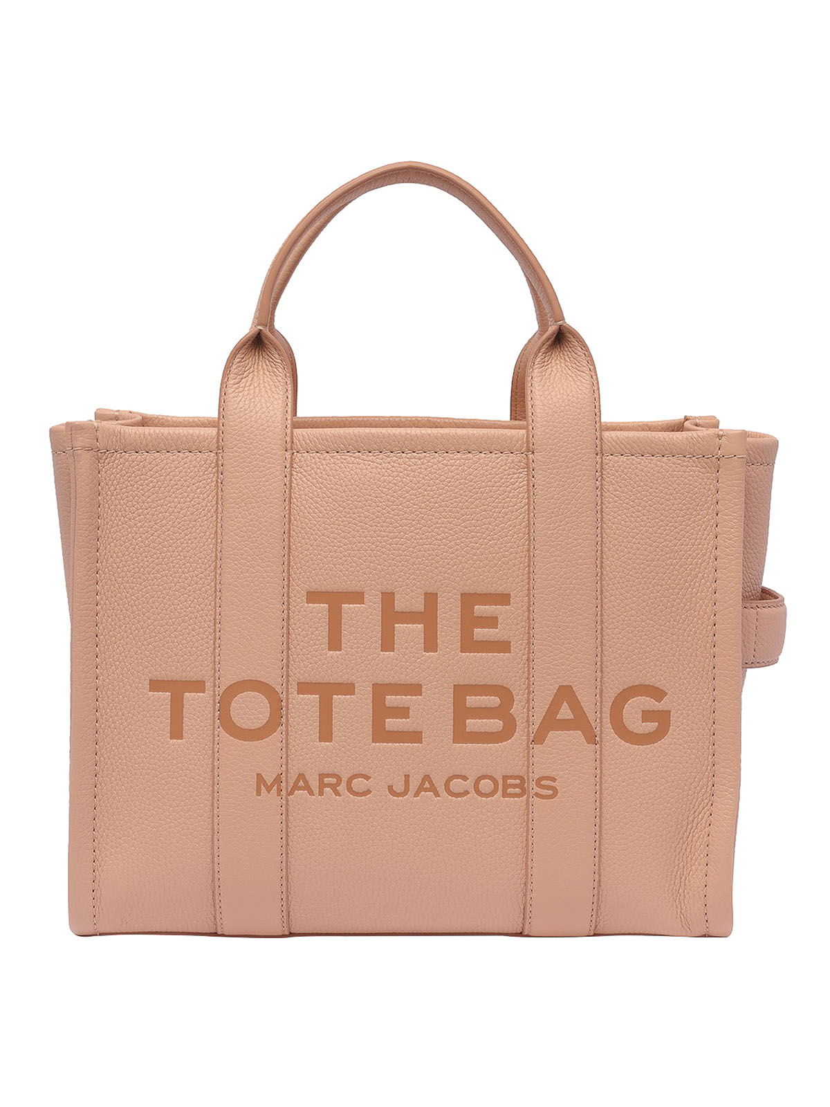 Marc Jacobs Logo Leather Medium Bag In Pink
